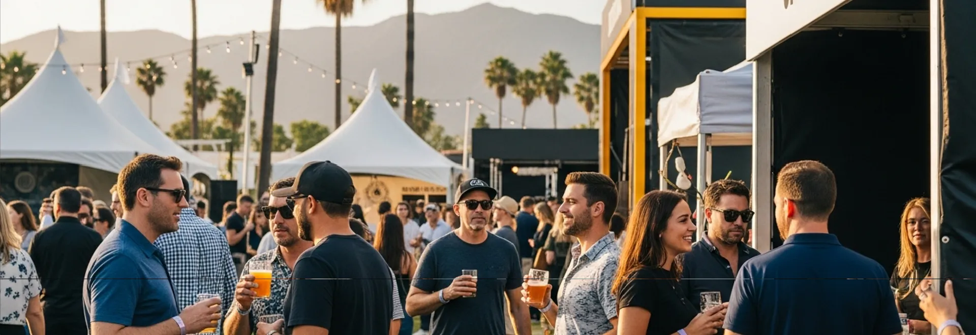 Crowd Enjoying the Atmosphere